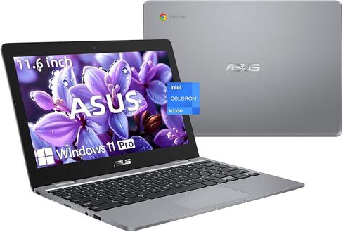 كمبيوتر محمول ASUS خفيف الوزن مقاس 14 بوصة، شاشة FHD، Intel رباعي النواة N4500 حتى 2.8 جيجا هرتز، ذاكرة الوصول العشوائي 4 جيجا، 128 جيجا eMMC، شاشة مضادة للتوهج، واي فاي، ويندوز 11 هوم في وضع S، ستار بلاك in Kuwait