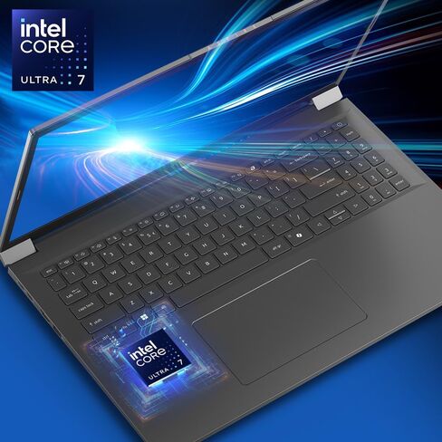 acer Aspire 16 AI Ready Laptop | 16" WUXGA 1920 x 1200 IPS Display | Intel Core Ultra 7 Processor 155U | Intel Graphics | 32GB LPDDR5X | 1TB Gen4 SSD | Wi-Fi 6E | Windows 11 Home | A16-71M-767Z in Saudi Arabia