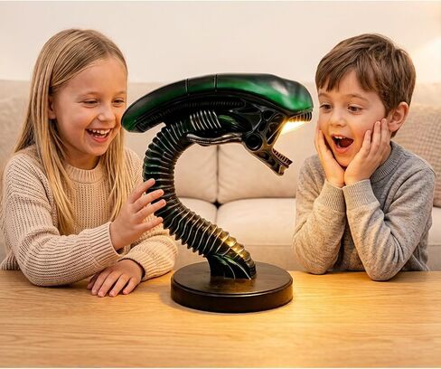 Alien Lamp Space Monster Night Light, 3D Movie Resin Xenomorph Lamps, LED Sci-fi Home Decor, 2025 New Xenomorph Table Lamps,Alien Lights in Saudi Arabia
