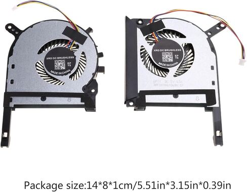 مروحة تبريد وحدة المعالجة المركزية GPU لـ ASUS TUF FX505DT FX505 FX505DD FX95 FX705DU FX705DD FX705DT FX95G FX86 ZX86 FX86FE FX86SM FZ86F FX95D FX705G FX505D GE FA506 FX506 FX506LU FX706 مروحة سلسلة FA706 in Saudi Arabia