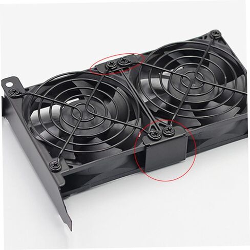 4 قطع من مشابك إبزيم جانبية لمروحة Gpu لمراوح تبريد بطاقة الفيديو مقاس 12-14 سم، حامل تبريد عمودي لملحقات مبدد حرارة بطاقة رسومات الكمبيوتر DIY in Kuwait