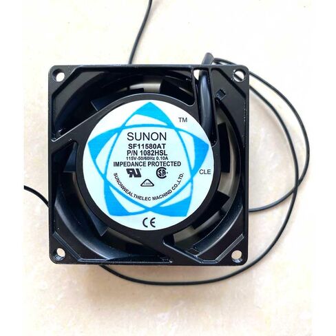 SF11580A SUNON 1082HSL 115V 80mm - 0.13A 50/60HZ 8025 مروحة تبريد بسلكين in Kuwait