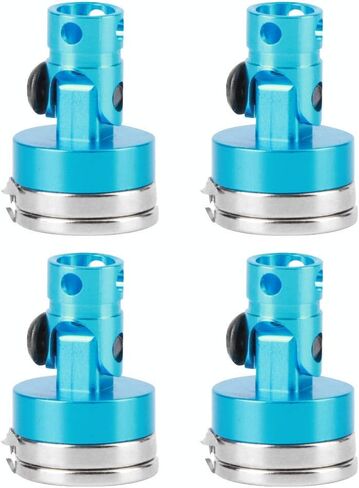 Pilipane Long-Lasting Magnetic Column Posts, Aluminum Alloy Magnetic RC Car Shell Posts, Aluminum Alloy RC Car Accessories for AXIAL SCX10 1/10 Model(Blue) in Saudi Arabia