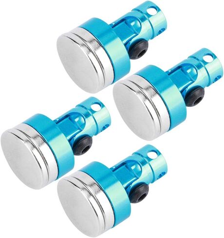 Pilipane Long-Lasting Magnetic Column Posts, Aluminum Alloy Magnetic RC Car Shell Posts, Aluminum Alloy RC Car Accessories for AXIAL SCX10 1/10 Model(Blue) in Saudi Arabia