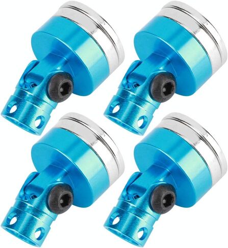 Pilipane Long-Lasting Magnetic Column Posts, Aluminum Alloy Magnetic RC Car Shell Posts, Aluminum Alloy RC Car Accessories for AXIAL SCX10 1/10 Model(Blue) in Saudi Arabia