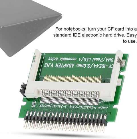 بطاقة محول CF إلى 2.5 بوصة 44Pin IDE، محول بطاقة ذاكرة فلاش مدمج لأجهزة الكمبيوتر المحمول SSD، مع واجهة IDE القياسية لأجهزة الكمبيوتر الصناعية المدمجة in Saudi Arabia