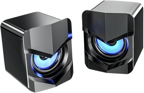 مكبرات صوت كمبيوتر صغيرة تعمل بمنفذ USB مع تعزيز الجهير، ومكبرات صوت سلكية للوسائط المتعددة للكمبيوتر الشخصي والكمبيوتر المحمول، ترقية باللون الأسود، متوافقة مع أجهزة Dc5v للاستخدام المنزلي والمكتبي in Kuwait