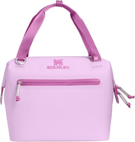 Stanley All Day Julienne Mini Soft Cooler Bag and Lunch Box 7.4 Quarts | 10 Can Cooler with Handles and Strap | Stays Cold for Hours | Insulated Travel Bag with Zipper | BPA-Free | Soft Orchid in Saudi Arabia