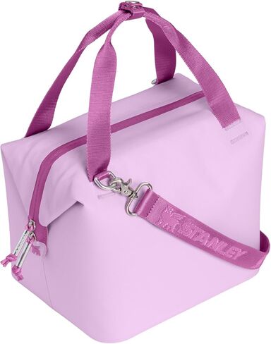 Stanley All Day Julienne Mini Soft Cooler Bag and Lunch Box 7.4 Quarts | 10 Can Cooler with Handles and Strap | Stays Cold for Hours | Insulated Travel Bag with Zipper | BPA-Free | Soft Orchid in Saudi Arabia