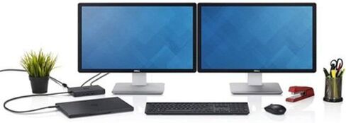 قاعدة شاشة Dell WD15 4K مع محول 130 وات، USB-C، (450-AFGM、6GFRT) (متجدد) in Kuwait