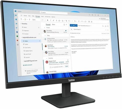 شاشة Think Vision S24-4e مقاس 23.8 بوصة in Saudi Arabia