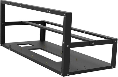 Kisangel Open Frame Graphics Cards Bracket for 8 Gpu Mining Rig Video Cards Storage Frame with High Ventilation and Other Miners in Saudi Arabia