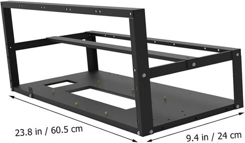 Kisangel Open Frame Graphics Cards Bracket for 8 Gpu Mining Rig Video Cards Storage Frame with High Ventilation and Other Miners in Saudi Arabia