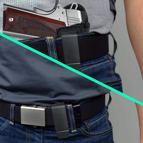 حافظة مسدس IWB قابلة للطي للرجال مخفية تحمل 1911 5 بوصة و4 بوصة، براوننج 9 مم - حافظة مسدس للنساء/الرجال - حافظات مخفية من هيوستن in Kuwait