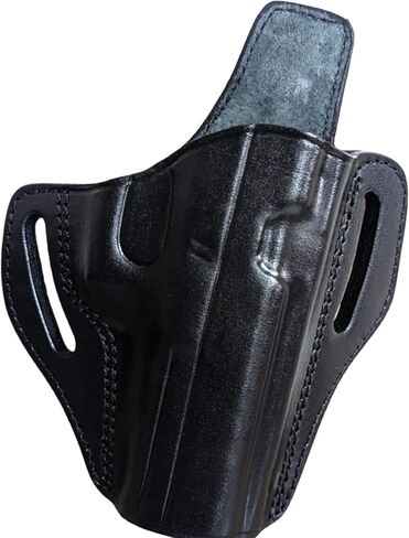 حافظة جلدية من Massimo OWB Pancake - تناسب Glock 17، 22، 31 - حافظة جلدية CCW ممتازة لـ Glock 17، 22، 31 - اليد اليمنى in Kuwait