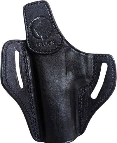 حافظة جلدية من Massimo OWB Pancake - تناسب Glock 17، 22، 31 - حافظة جلدية CCW ممتازة لـ Glock 17، 22، 31 - اليد اليمنى in Kuwait