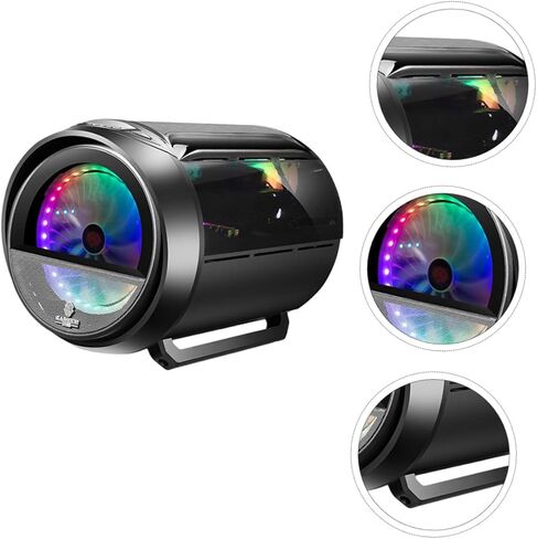 حافظة كمبيوتر مستديرة لتبريد المياه RGB للوحة الأم Matx، هيكل ألعاب معدل مع نافذة بانورامية، أسود، مناسب لأجهزة الكمبيوتر المنزلية والمقهى in Kuwait