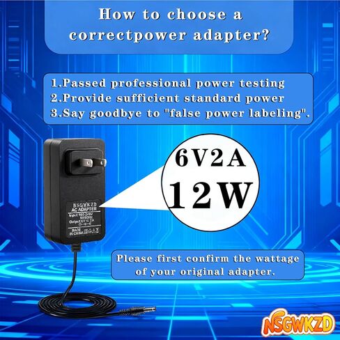 سلك الطاقة لدراجة التمرينات البيضاوية الشكل Smart Strider 390 395 475 510 E، 480 490 500 600 LE، 400 700 510 EX، محول تيار متردد بمصدر طاقة 6 فولت 2 أمبير، 10 أقدام in Saudi Arabia