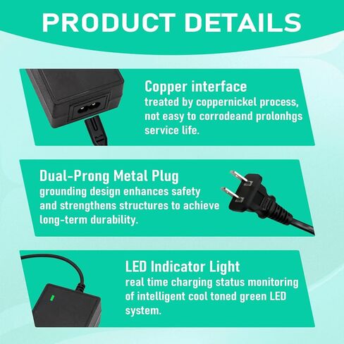 شاحن محول 15 فولت لـ Anker Powerhouse 200، لـ Rockpals WCE001 K53 288Wh 350W 240Wh RP250W / لـ SinKeu/FlashFish 50w 300W محطة طاقة محمولة مولد للطاقة الشمسية شاحن سلك PSU in Kuwait