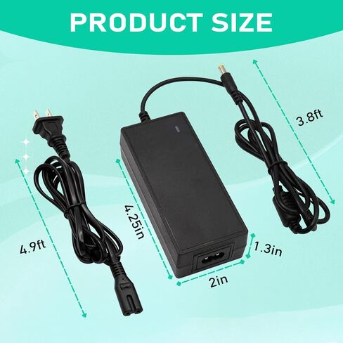شاحن محول 15 فولت لـ Anker Powerhouse 200، لـ Rockpals WCE001 K53 288Wh 350W 240Wh RP250W / لـ SinKeu/FlashFish 50w 300W محطة طاقة محمولة مولد للطاقة الشمسية شاحن سلك PSU in Kuwait