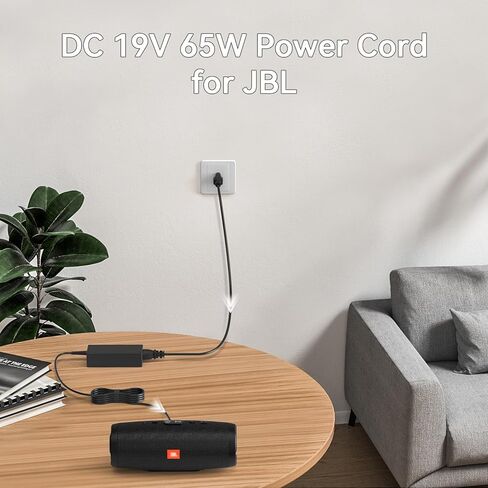 شاحن تيار مستمر 19 فولت 3.42 أمبير متوافق مع JBL Boombox 1 2 مقاوم للماء مكبر صوت بخاصية البلوتوث قابل للنقل محول شحن سلك الطاقة in Saudi Arabia