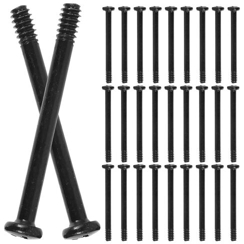 50 قطعة من مسامير تثبيت مروحة الكمبيوتر الطويلة 34 مم، براغي تثبيت مشعاع تبريد المياه لإمدادات الطاقة للكمبيوتر المكتبي وملحقات مراوح التبريد in Kuwait