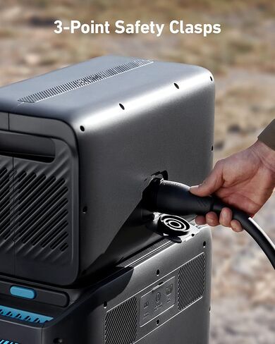 بطارية توسيع محطة الطاقة المحمولة Anker Powerhouse 760 (2048Wh)، بطاريات LiFePO4 ذات عمر أطول 6×، بطارية إضافية 2048Wh لـ Anker SOLIX F2000 in Kuwait