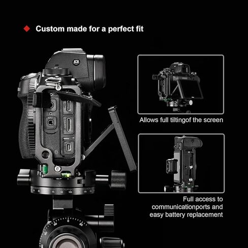 SUNWAY PNLO-Z6IIN L-قوس لنيكون Z6 Z7 Z6II Z7II DSLR سيمارا أركا السويسرية لوحة الإصدار السريع in Saudi Arabia