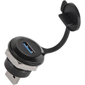 1Pcs USB 3.0 Male to Female Extension Cable Adapter Panel Mount Connector for High-Speed Data Transfer Charging 5Gbps, USB-A 3.0 Extender in Saudi Arabia