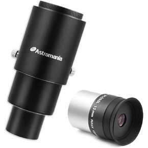 Astromania 13mm 1.25 Inch Plossl Telescope Eyepiece - Bundle with - Metal Extendable Camera Adapter in Kuwait