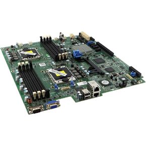 اللوحة الأم للخادم 1V648 01V648 CN-01V648 قطعة غيار بديلة متوافقة لسلسلة PowerEdge R410 من Dell مجموعة شرائح Intel 5500 مقبس مزدوج LGA1366 DDR3 in Kuwait