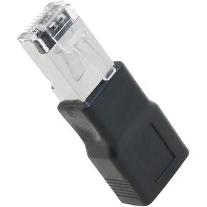 Heyous USB 2.0 أنثى إلى RJ45 ذكر محول إيثرنت مناسب للكاميرات وأجهزة التوجيه وأجهزة الكمبيوتر المحمولة والكمبيوتر المكتبي in Kuwait