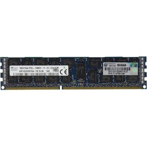 HP 16GB (1X16GB) 2RX4 PC3L-12800R DDR3-1600-MHZ MEMORY KIT ذاكرة الخادم 713985-B21 (متجددة) in Kuwait