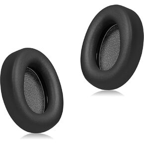 وسائد أذن بديلة لسماعات Beyerdynamic Lagoon ANC - وسائد إسفنجية ناعمة مع جلد بروتين ممتاز لإسفنج الذاكرة للراحة - أسود in Kuwait
