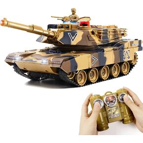 1/24 خزان التحكم عن بعد، 2.4 جيجا هرتز German Leopard II RC Tank وقوة الارتداد ودوران البرج 330 درجة. ألعاب الجيش ألعاب معركة بالأشعة تحت الحمراء مع دخان وتأثير صوتي هدية للأولاد in Kuwait
