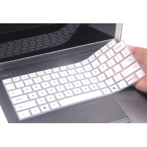 Silicone Keyboard Skin Compatible for Dell Pro 14/14 Plus / 14 Max PC14250 PC14255 PB14250 PB14255 MC14250 MC14255 (Not for MA14250 PA14250) (White) in Kuwait