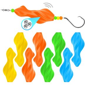 Rotating Catfish Fishing Float, Spinning Rattle Buoy with Steel Ball, High Buoyancy Design (L-8pcs-3.5inches) in Kuwait
