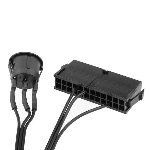 24-pin ATX Power Jump Switch 50cm Braided Wire and Red LED Indicator Female Port Bridge for Power Testing and Computer Cooling Water Pump Control 1PCS in Saudi Arabia