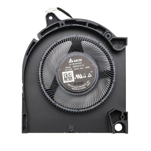 وحدة المعالجة المركزية الجديدة من BestParts + مروحة تبريد وحدة معالجة الرسومات البديلة لـ DELL G16 7630 (فقط لسلسلة RTX 40)، P/N: ND8CC13-22E08 ND8CC14-22E09، مروحة 12 فولت (ملاحظة: الجرعة لا تناسب سلسلة RTX 3050) in Saudi Arabia