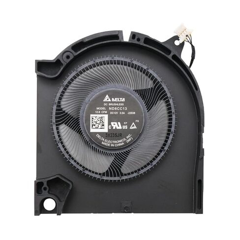 وحدة المعالجة المركزية الجديدة من BestParts + مروحة تبريد وحدة معالجة الرسومات البديلة لـ DELL G16 7630 (فقط لسلسلة RTX 40)، P/N: ND8CC13-22E08 ND8CC14-22E09، مروحة 12 فولت (ملاحظة: الجرعة لا تناسب سلسلة RTX 3050) in Saudi Arabia