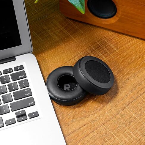 وسائد أذن بديلة لسوني WH-CH520، وسائد أذن لسوني WH-CH500/CH510/CH520، MDR-ZX100/ZX110/ZX110NC/ZX220/ZX200/ZX300/ZX330BT، MDR-V100/V150/V200/V250/V300/V400 (أسود) in Kuwait