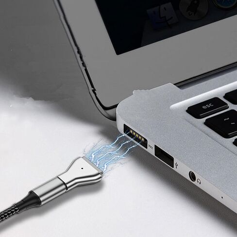 DAGIJIRD PD محول شحن عالي السرعة محول منفذ مغناطيسي من النوع C إلى محول الطاقة Magsafe2 USB-C لجهاز MacBook Air/Pro in Kuwait