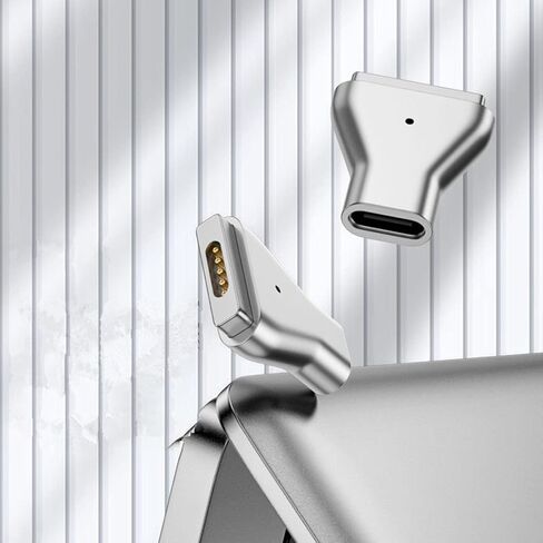 DAGIJIRD PD محول شحن عالي السرعة محول منفذ مغناطيسي من النوع C إلى محول الطاقة Magsafe2 USB-C لجهاز MacBook Air/Pro in Kuwait