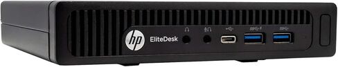 HP EliteDesk 800 G2 أجهزة الكمبيوتر المكتبية الصغيرة المجددة، i5 Micro 32GB Ram 2TB SSD، AX210 مدمج WiFi، دعم الشاشة المزدوجة، HDMI، VGA، DP، Win 11 Pro، لوحة ماوس TJJ لاسلكية من العلامة التجارية K&M (متجددة) in Kuwait