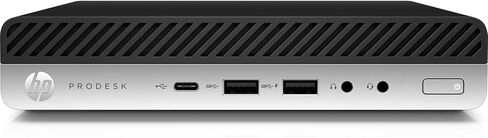 كمبيوتر HP Prodesk 600 G4 المكتبي الصغير الصغير (Intel Hex Core i5-8500T 2.1 جيجا هرتز، 16 جيجا DDR4 رام، 256 جيجا SSD، DisplayPort، USB 3.0، USB-C) Windows 11 (متجدد) in Kuwait
