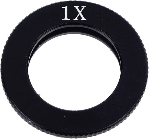 2X Monocular Zoom Lens Big Attachment Auxiliary Objective, Parallel Light C Mount Microscope Barlow Lens for Microscopes (24mm Connection Diameter) (1X) in Saudi Arabia