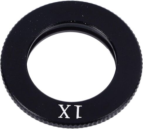 2X Monocular Zoom Lens Big Attachment Auxiliary Objective, Parallel Light C Mount Microscope Barlow Lens for Microscopes (24mm Connection Diameter) (1X) in Saudi Arabia