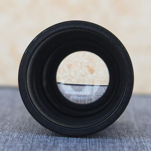 2X Lens For 23.2mm Mount Port Biological Microscope Aluminum Microscope Lens Accessories Black in Saudi Arabia