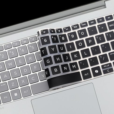 غطاء لوحة المفاتيح لجهاز HP ProBook 440 G11 14 بوصة /HP ProBook 445 G11 14 بوصة /ProBook 4 G1i G1iR 14 بوصة ملحقات الكمبيوتر المحمول غطاء حماية للوحة المفاتيح (لا يناسب HP ProBook 440 445 G10/G9/G8/G7/G6/G5) - أسود in Saudi Arabia