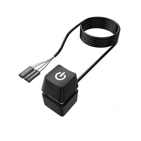 Desktop Computer Power Switch Power Supply Cable, External PC Motherboard Power ON/Off Switch Button in Saudi Arabia
